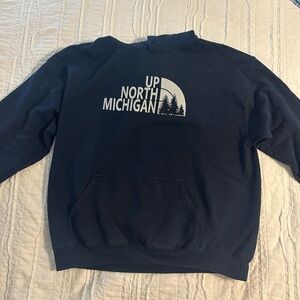 Black 'Up North Michigan' Sweatshirt